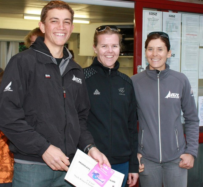 Olympic Gold Medalists Olivia Powrie and Jo Aleh - 2012 Stack Winter Championships - Murrays Bay SC © John Adair