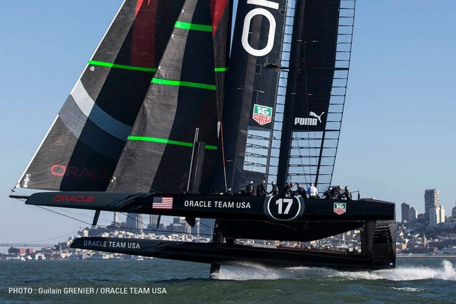  - Oracle Team USA - Day 4, San Francisco © Guilain Grenier Oracle Team USA http://www.oracleteamusamedia.com/