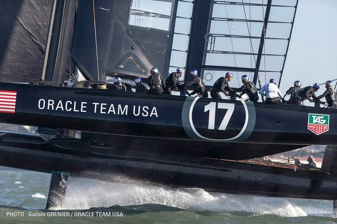  - Oracle Team USA - Day 4, San Francisco © Guilain Grenier Oracle Team USA http://www.oracleteamusamedia.com/