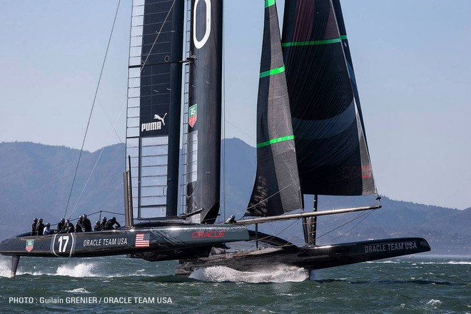 - Oracle Team USA - Day 4, San Francisco © Guilain Grenier Oracle Team USA http://www.oracleteamusamedia.com/