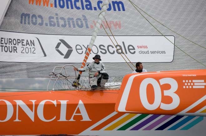 Foncia, winner of the 2012 MOD70 European Tour &copy; Mark Lloyd / MOD S.A http://www.multionedesign.com