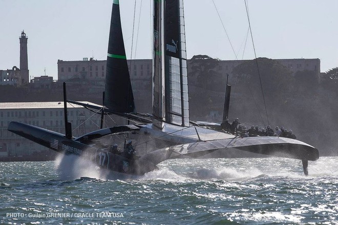  - Oracle Team USA - Day 4, San Francisco © Guilain Grenier Oracle Team USA http://www.oracleteamusamedia.com/