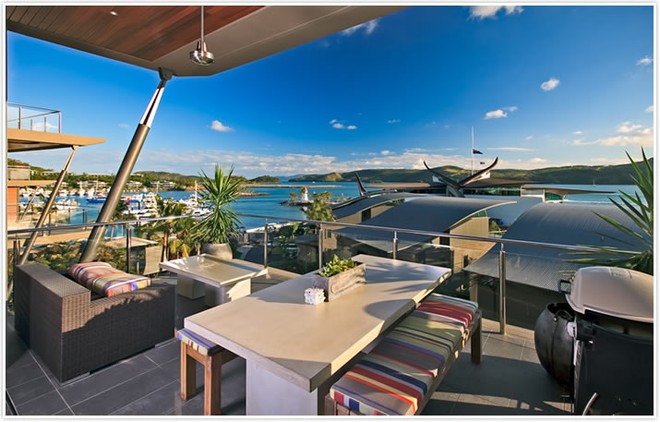 Enjoy Yacht Club Villa 26, Jabula's luxurious furnishings and breathtaking water views! - Hamilton Island Accommodation © Kristie Kaighin http://www.whitsundayholidays.com.au