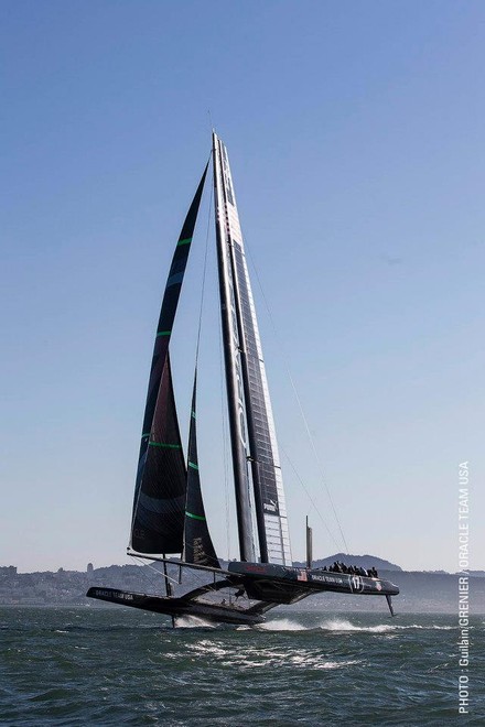  - Oracle Team USA - Day 4, San Francisco © Guilain Grenier Oracle Team USA http://www.oracleteamusamedia.com/