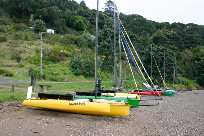 On the beach at the destination sail © Miranda Powrie