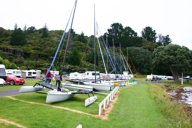 Taking over the camping ground...  © Miranda Powrie