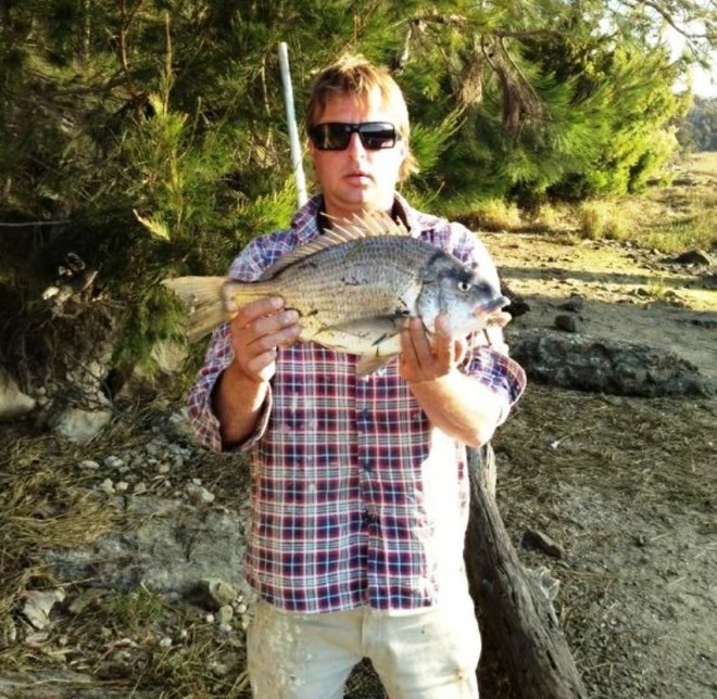 A fine lure caught bream. © Carl Hyland