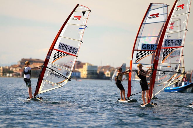 Action from the 2012 Techno 293 Europeans © Patrik Pollak