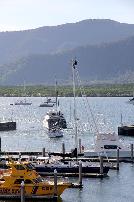 Cairns Harbour is safe, secure and a great base from which to explore the whole area. Handy for quick jobs, too. ©  John Curnow
