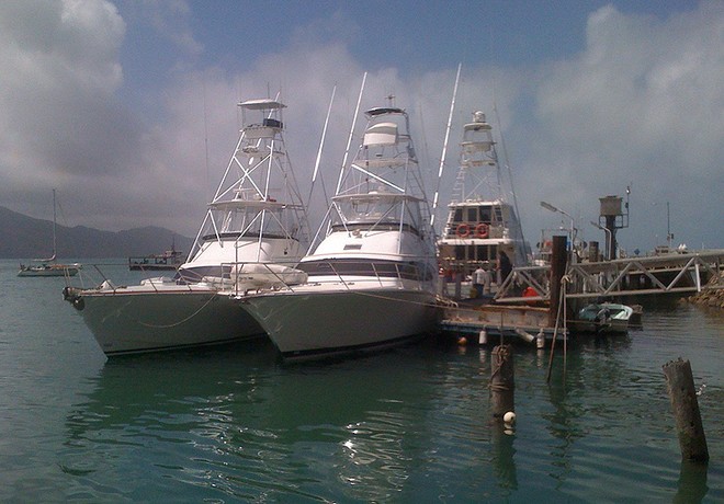 Sportsfishermen bunker and replenish in Cooktown before heading to Lizard Island for the tournament. ©  John Curnow