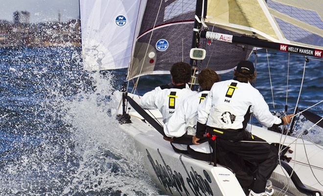 Audi Sailing Series Melges 20 Napoli 2012 Day 1 © Stefano Gattini/ Studio Borlenghi http://www.carloborlenghi.com