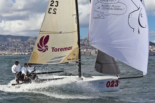 Audi Sailing Series Melges 20 Napoli 2012 Day 1 © Stefano Gattini/ Studio Borlenghi http://www.carloborlenghi.com