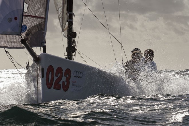 Audi Sailing Series Melges 20 Napoli 2012 Day 1 © Stefano Gattini/ Studio Borlenghi http://www.carloborlenghi.com