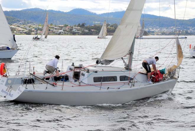 Barking Mad, skippered by John Wearne,  sailed two-up to win the Isle of Caves PHS division. ©  Andrea Francolini Photography http://www.afrancolini.com/