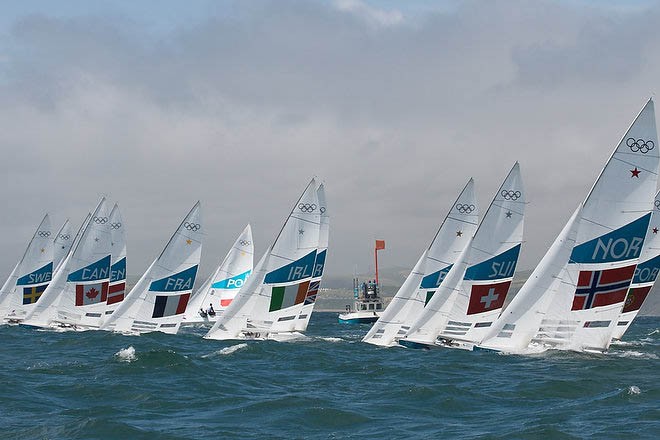 Star fleet - London 2012 Olympic Sailing Competition &copy; Ingrid Abery http://www.ingridabery.com