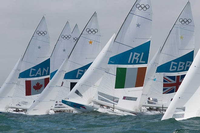 Star fleet - London 2012 Olympic Sailing Competition &copy; Ingrid Abery http://www.ingridabery.com