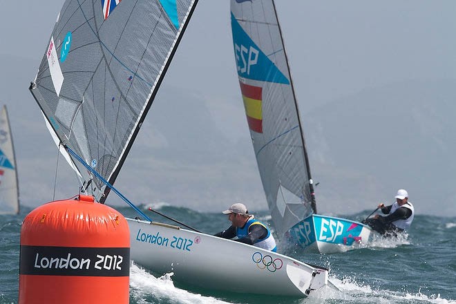 Ben Ainslie - London 2012 Olympic Sailing Competition &copy; Ingrid Abery http://www.ingridabery.com