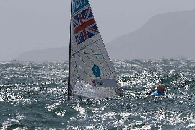 Ben Ainslie - London 2012 Olympic Sailing Competition &copy; Ingrid Abery http://www.ingridabery.com