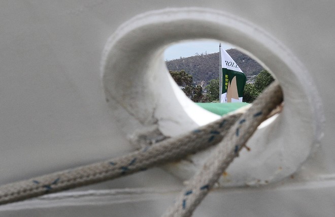 Porthole perspective - Rolex Sydney Hobart Race 2012 © Dale Lorimer