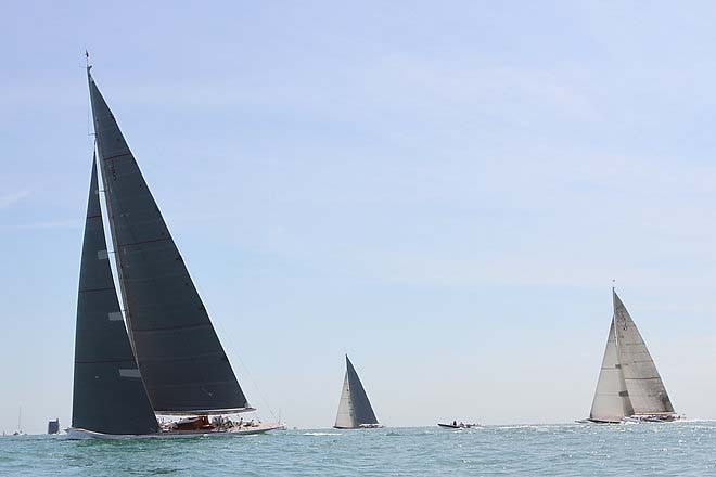 2012 J-Class 100 Guinea Cup round the Isle of Wight © Ingrid Abery http://www.ingridabery.com