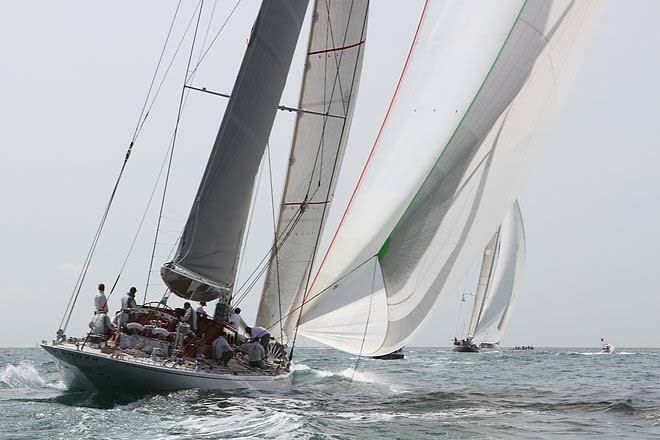2012 J-Class 100 Guinea Cup round the Isle of Wight © Ingrid Abery http://www.ingridabery.com