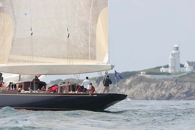2012 J-Class 100 Guinea Cup round the Isle of Wight © Ingrid Abery http://www.ingridabery.com
