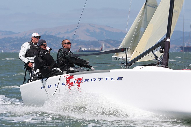 Brian Porter’s Full Throttle.  Day 3 at the 2012 Melges 24 North American Championship  © Fiona Brown http://www.fionabrown.com