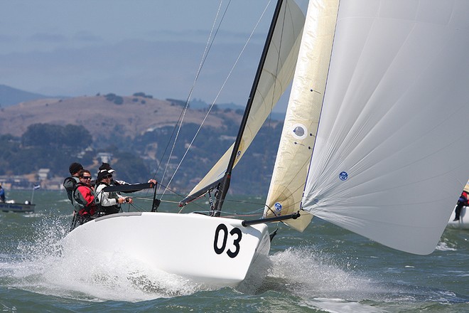 Argyle Campbell’s Rock N Roll.  Day 3 at the 2012 Melges 24 North American Championship  © Fiona Brown http://www.fionabrown.com
