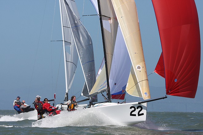 Day 1 at the 2012 Melges 24 North American Championship hosted by San Francisco Yacht Club, CA, USA, from 22-26 August 2012. <br />
 © Fiona Brown http://www.fionabrown.com