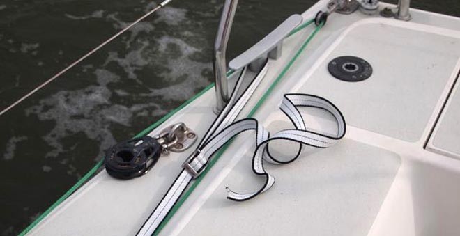 how to install jack lines on a sailboat