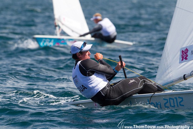 Laser - London 2012 Olympic Sailing Competition © Thom Touw http://www.thomtouw.com