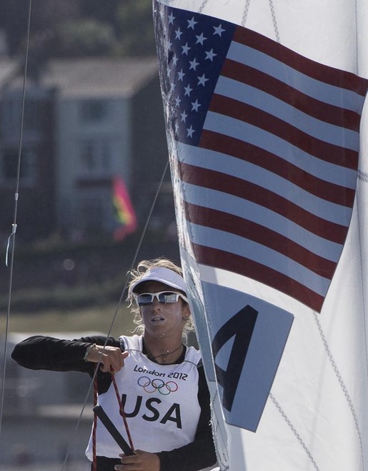 2008 Olympic Gold medalist,  Anna Tunnicliffe (USA) - Womens Match Racing, Day 1 &copy; Carlo Borlenghi/FIV - copyright