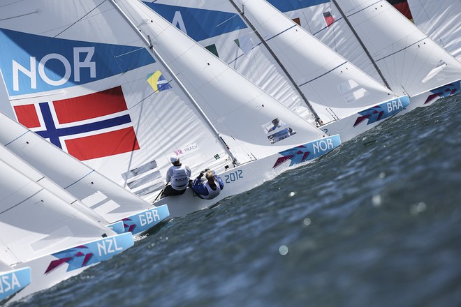 Star class. London 2012 - Olympic Games -  day 8. &copy; Carlo Borlenghi/FIV - copyright