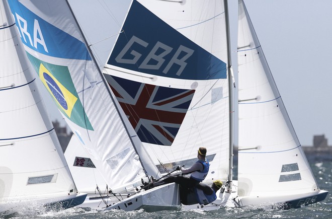 Star class. London 2012 - Olympic Games -  day 8. &copy; Carlo Borlenghi/FIV - copyright