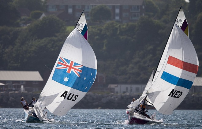 London 2012 - Olympic Games - Day 11 Women’s Match Racing © Carlo Borlenghi/FIV - copyright