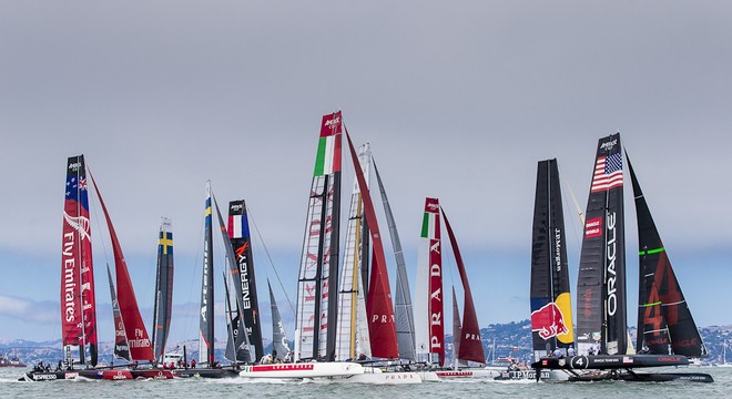 San Francisco America’s Cup World Series Day 2 © Luna Rossa/Studio Borlenghi