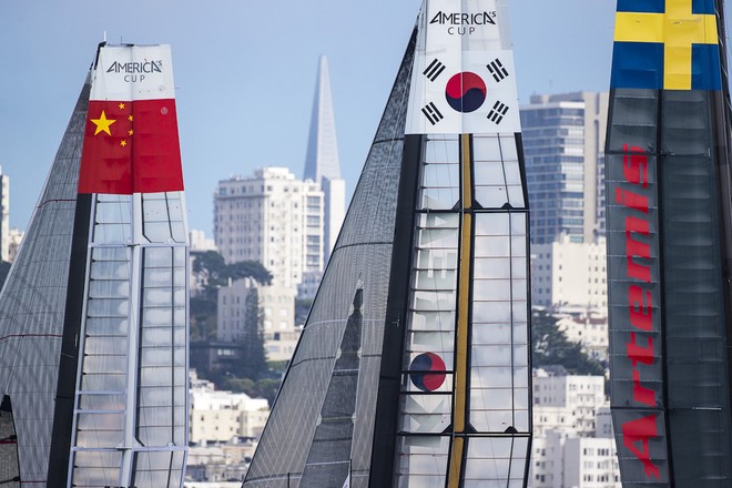 San Francisco America’s Cup World Series Day 2 © Luna Rossa/Studio Borlenghi