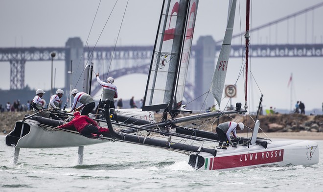 San Francisco America’s Cup World Series Day 2 © Luna Rossa/Studio Borlenghi