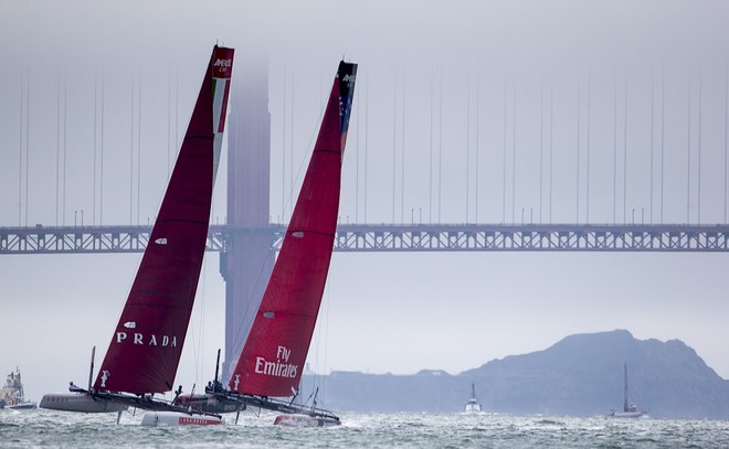 San Francisco America’s Cup World Series Day 2 © Luna Rossa/Studio Borlenghi