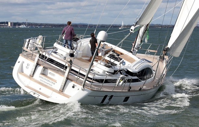 Discovery 57 rearview © Discovery Yachts http://www.discoveryyachts.com/