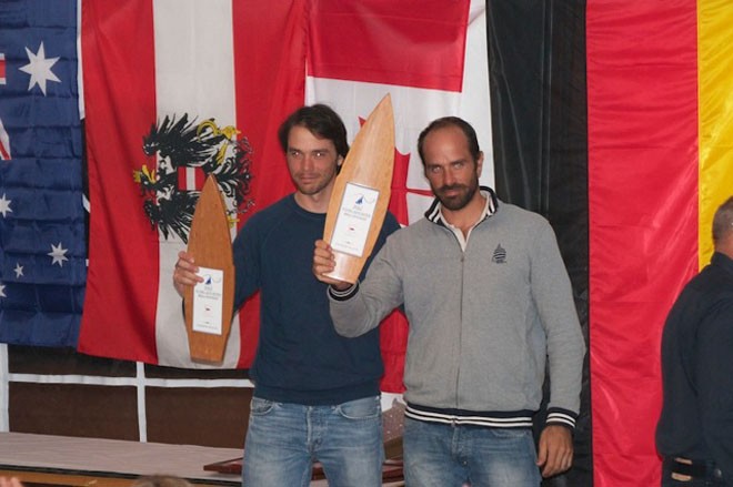 Nicola and Francesco Vespasiani - ITA 4 - 2012 Flying Dutchman World Championship prizegiving ©  Richard Phillips