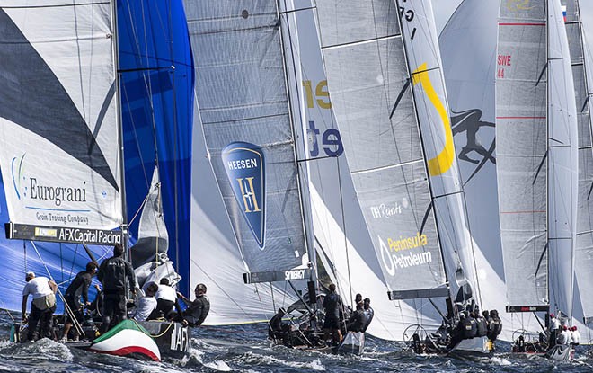 Fleet - RC44 Sweden Cup 2012 © Heesen/Carlo Borlenghi