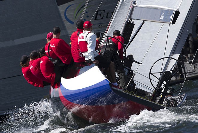 Katusha RUS - RC44 Sweden Cup 2012 © Heesen/Carlo Borlenghi