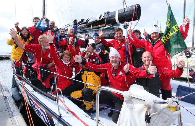 Sailors with Disabilities crew in Hobart - Rolex Sydney Hobart Race 2012 © Crosbie Lorimer http://www.crosbielorimer.com