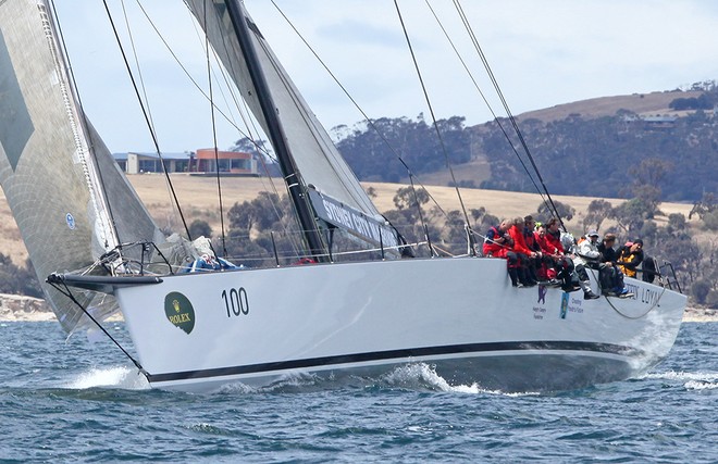 Ragamuffin Loyal a few miles form the finish - Rolex Sydney Hobart Race 2012 © Crosbie Lorimer http://www.crosbielorimer.com