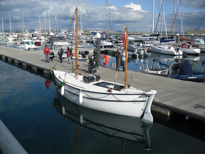 The Alexandria Shackleton when she was launched - she’ll be featured at the boat show, just about to head for the Antarctic  ©  SW