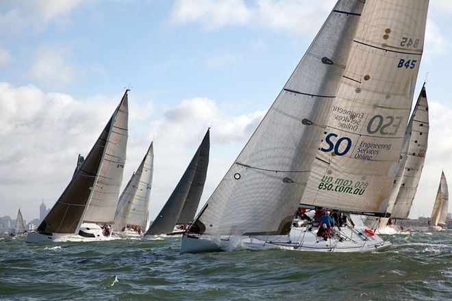 Division One gets away. - Helly Hansen Winter Series ©  Alex McKinnon Photography http://www.alexmckinnonphotography.com