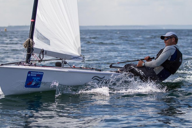 Andre Budzien  at Warnemunde - OK Dinghy World Championship 2012 &copy; Angela Kausche http://www.segelfoto.de