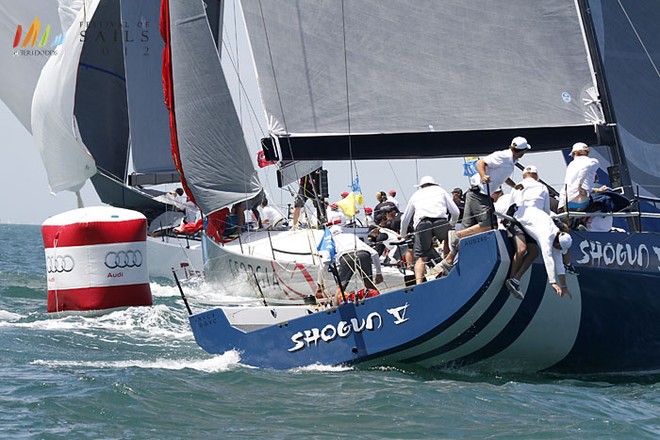 SAILING -  Festival Of Sails 2012, Royal Geelong Yacht Club, Geelong (AUS), 28/01/2012. Shogun V - Festival of Sails 2013 © Teri Dodds http://www.teridodds.com