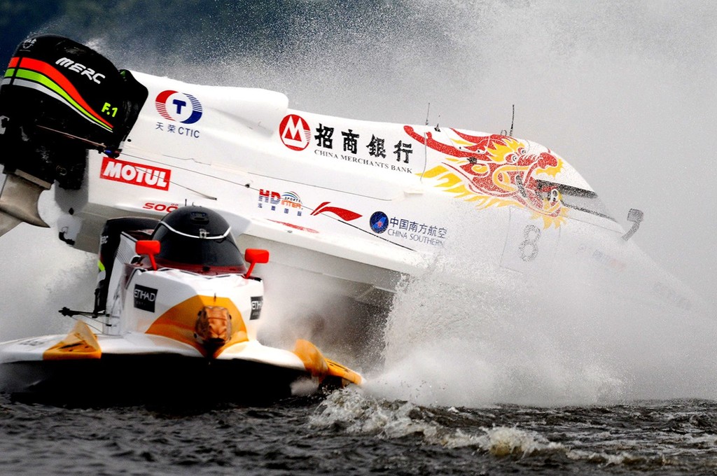 Stanislav Kourtenovskiy of Russia of China CTIC Team at UIM F1 H20 Powerboat Grand Prix of Ukraine © Vittorio Ubertone http://www.400asa.it